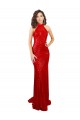 Cheap Halter High Neck Mermaid Open Back Formal Sequin Bridesmaid Dress / Prom Dress Canada