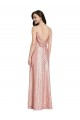 Cheap High Neck Low Back Sparkling Formal Sequin Bridesmaid Dress / Prom Dress Canada