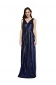 Cheap Long V-Neck Sparking Formal Sequin Bridesmaid Dress / Prom Dress with Low V-Back Canada