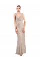 Cheap Faux Surplice V-Neck Slim Formal Sparkling Sequin Bridesmaid Dress / Prom Dress Canada