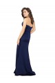 Cheap Floor Length Wrap Skirt Formal Silky Satin Bridesmaid Dress / Prom Dress Canada