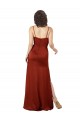 Cheap Floor-Length Formal Silky Satin Bridesmaid Dress / Prom Dress with Skirt Slit Canada