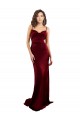 Cheap Cowl Neck Long Criss Cross Open Back Formal Silky Satin Bridesmaid Dress / Prom Dress Canada