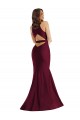 Cheap Plunge Neckline Cutout Low Back Formal Silky Satin Mermaid Bridesmaid Dress / Prom Dress Canada