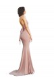 Cheap Deep V-Neck Mermaid Low Back Long Formal Spandex Bridesmaid Dress / Prom Dress Canada