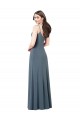 Cheap Classic Spandex Bridesmaid Dress / Prom Dress with Scoop Neckline Canada