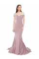 Cheap Off the Shoulder Mermaid Long Sweep Train Bridesmaid Dress / Prom Dress Canada
