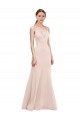 Cheap Deep V-Neck and Back Long Formal Crepe Bridesmaid Dress / Prom Dress Canada