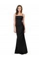 Cheap Fit and Flare Slim Formal Crepe Bridesmaid Dress / Prom Dress with Cutout Back Canada