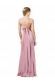 Cheap Fit and Flare Slim Formal Crepe Bridesmaid Dress / Prom Dress with Cutout Back Canada