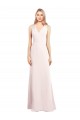 Cheap V-Neck Keyhole Back Crepe Trumpet Bridesmaid Dress / Prom Dress Canada