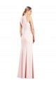 Cheap V-Neck Keyhole Back Crepe Trumpet Bridesmaid Dress / Prom Dress Canada