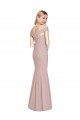 Cheap Off the Shoulder Criss Cross Back Trumpet Bridesmaid Dress / Prom Dress Canada