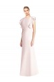 Cheap Ruffle Cap Sleeves Open Back Trumpet Bridesmaid Dress / Prom Dress Canada