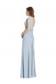 Cheap Bateau Neck Cap Sleeves Open Back Trumpet Bridesmaid Dress / Prom Dress Canada
