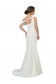 Cheap One Shoulder Formal Crepe Bridesmaid Dress / Prom Dress with Draped Off the Shoulder Strap Canada