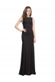 Cheap Sleeveless Bateau Neckline Crepe Bridesmaid Dress / Prom Dress with Twist Back Canada