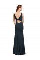 Cheap Sleeveless Bateau Neckline Crepe Bridesmaid Dress / Prom Dress with Twist Back Canada