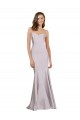 Cheap Crepe Mermaid Bridesmaid Dress / Prom Dress with Low Back Canada