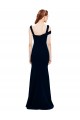 Cheap Sleeveless Formal Crepe Mermaid Bridesmaid Dress / Prom Dress with Side Slit Canada