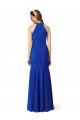 Cheap Halter V-Neck Long A-Line Formal Crepe Bridesmaid Dress / Prom Dress Canada