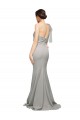 Cheap Long Sweep Train Sweetheart Formal Crepe Bridesmaid Dress / Prom Dress with Tulle One Shoulder Canada