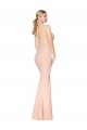 Cheap Sweetheart Shirred Neck Long Floor Length Formal Crepe Bridesmaid Dress / Prom Dress Canada