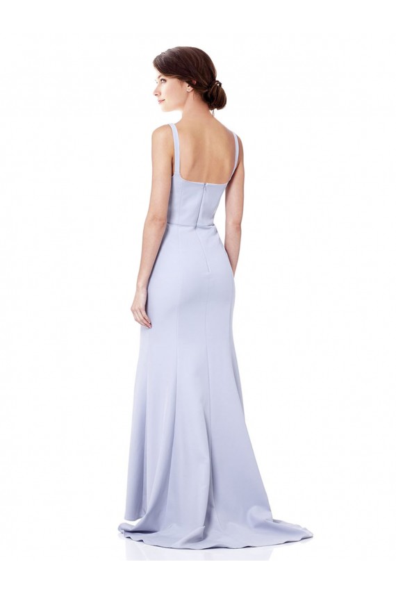 Cheap Sweetheart High Neck Sleeveless Formal Crepe Bridesmaid Dress / Prom Dress Canada