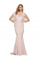 Cheap Double Bow Full Length Sweetheart Formal Crepe Bridesmaid Dress / Prom Dress with Tulle Overlay Canada