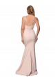 Cheap Full Length Sweetheart Formal Crepe Bridesmaid Dress / Prom Dress with Tulle Overlay Canada
