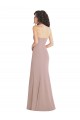 Cheap Strapless Princess Line Formal Crepe Mermaid Bridesmaid Dress / Prom Dress Canada