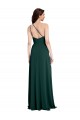Cheap A-Line Slim One Shoulder Formal Crepe Bridesmaid Dress / Prom Dress with Asymmetrical Straps and Side Slit Canada