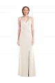 Cheap Halter Tuxedo Maxi Bridesmaid Dress / Prom Dress with Front Slit Canada