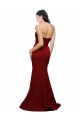 Cheap Long Full Length Sweetheart Slim Formal Crepe Bridesmaid Dress / Prom Dress with Strapless Bodice Canada