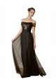 Cheap Off The Shoulder Sequined Lace Tulle Bridesmaid Dress Canada
