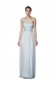Cheap One Shoulder Illusion Tulle Bridesmaid Dress with Knot Detail Canada