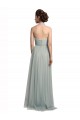 Cheap Halter Ruched Sweetheart Neckline Tulle Bridesmaid Dress Canada