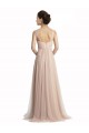 Cheap Sweetheart A-Line Tulle Draped Bridesmaid Dress Canada