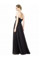 Cheap Sweetheart Neckline Long Sleeveless Tulle Bridesmaid Dress with Lace Bodice Canada