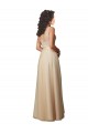 Cheap Long Tulle Bridesmaid Dress with Embroidery and Beading Canada