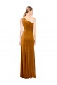 Cheap Sleek One Shoulder Long Formal Velvet Bridesmaid Dress / Prom Dress Canada