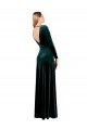 Cheap Plunging V-Neckline Long Sleeves Open Back Velvet Bridesmaid Dress / Prom Dress Canada