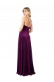 Cheap Draped Neckline Spaghetti Straps Formal Velvet Bridesmaid Dress / Prom Dress Canada